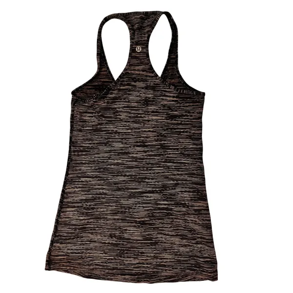 Lululemon Cool Racerback II Nulu Tank Dark Carbon‎ Yoga Running Workout Small/XS - Image 2