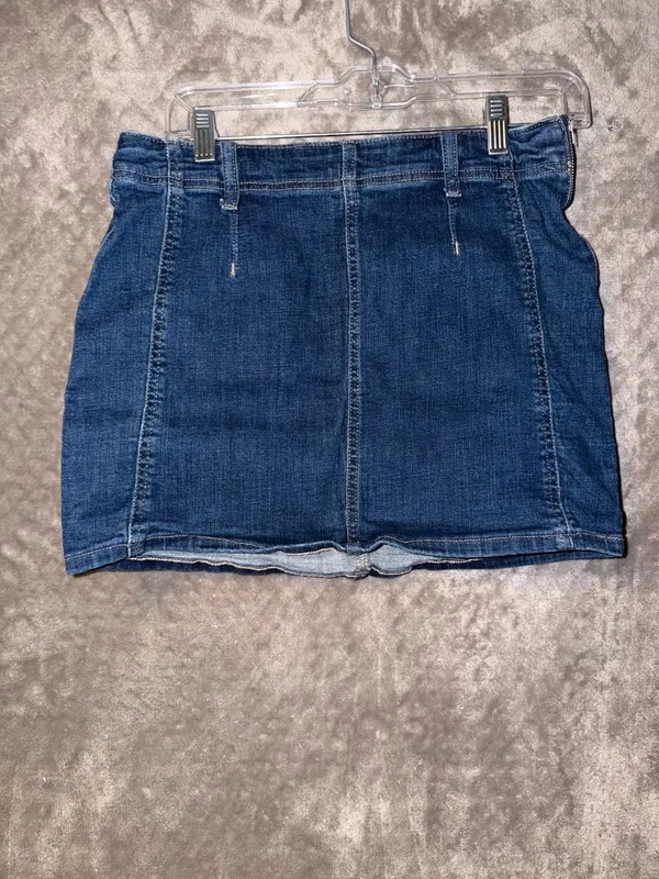 We The Free Daylight Denim Mini Skirt Size 25 Blue - Image 3