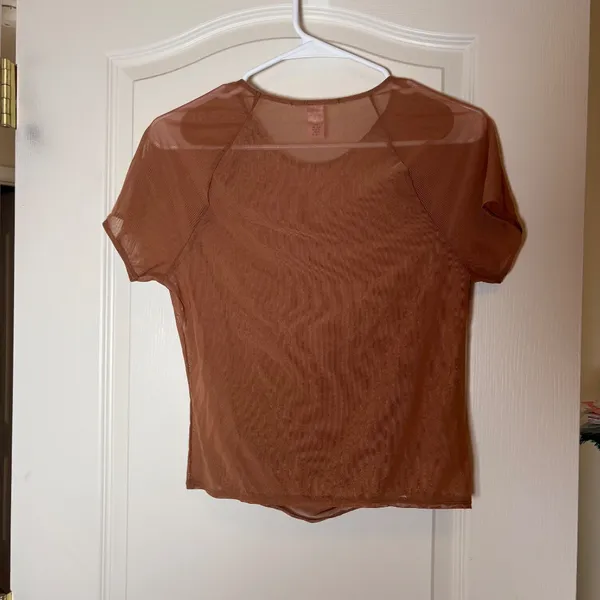 Victoria’s Secret NWOT Mesh Ruched Top, Sold Out, Size Medium. - Image 2