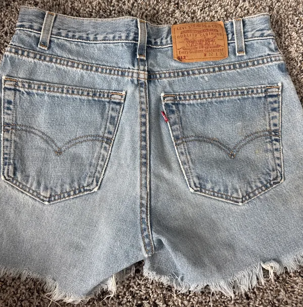 Vintage Levi’s Jean Shorts Denim - Image 3