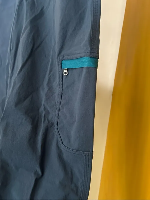 Title Nine Women's Hiking Pants Climbing Outdoor Athletic Gorpcore Blue‎ Size 8 - Image 2