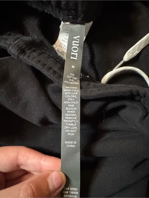 Vuori Sedona Straight Leg Black Relaxed Sweatpants - Image 4