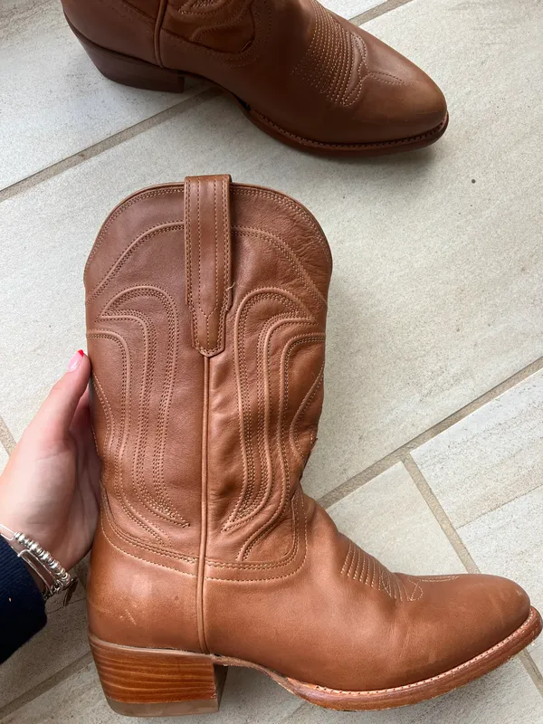 Tecova Cowboy Boots Size 8.5 - Image 4