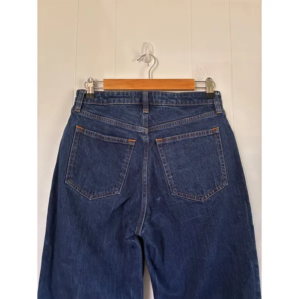 Abercrombie & Fitch Curve Love 90s Relaxed Jeans High Rise Dark Wash 28 Regular - Image 3