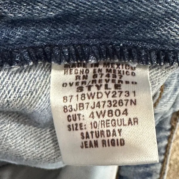 Polo Ralph Lauren Jeans Saturday Rigid Jean Size 10 High Waist Bootcut women’s - Image 9