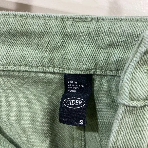 Cider Women Wide Leg Green Pants - Image 2