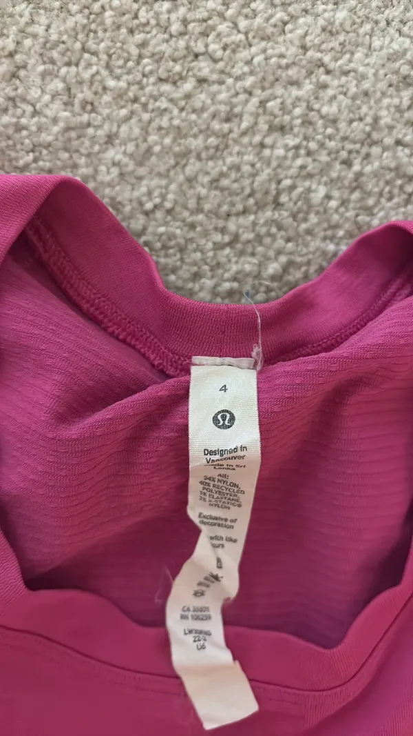 Lululemon Align Shirt Pink Sonic - Image 2