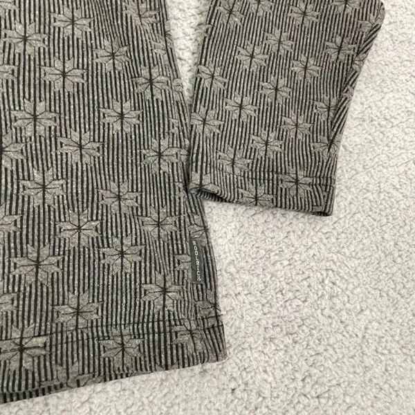 Woolrich Top Womens 2XL Charcoal‎ Floral Casual Long Sleeve Pullover - Image 2