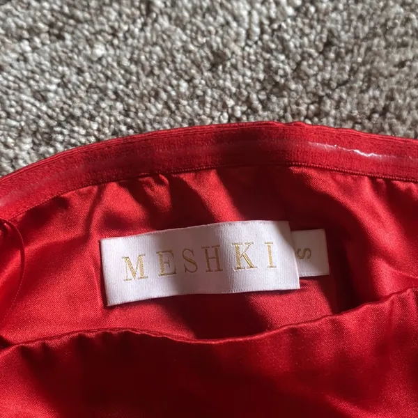 Meshki red Tube dress - Image 3