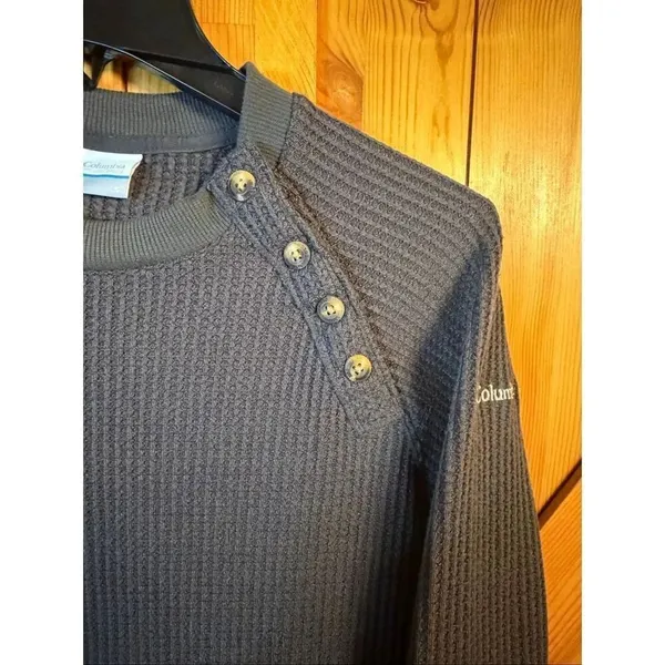 Columbia Women's Chillin Sweater Size Small Gray (6667) - Image 3