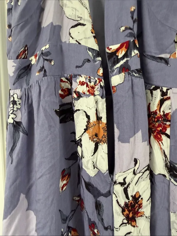 Altar'd State Lavender Floral Halter Maxi Dress - Image 9