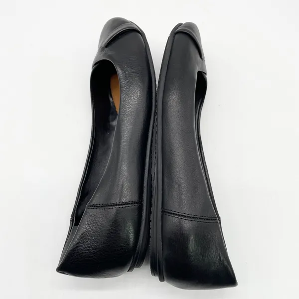 Zodiac‎ Womens US 8 Sadie Slip On Ballet Flats Black Leather Classic Casual - Image 6