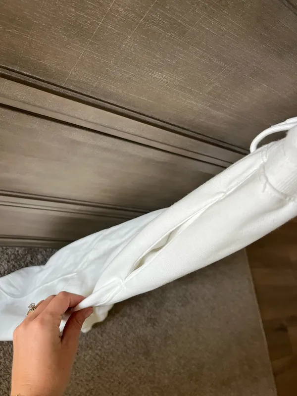 White Drawstring Jumpsuit - Image 11