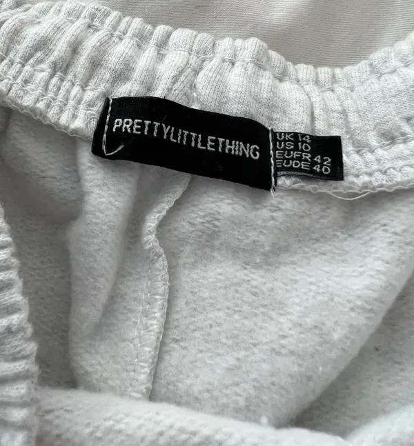 Pretty Little Thing Grey Sweat Shorts - Image 3