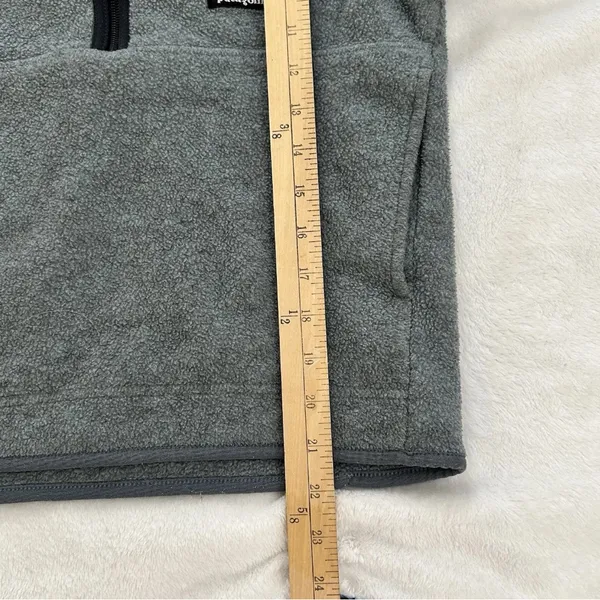 Patagonia Gray Fleece Half-Zip Pullover - Image 7