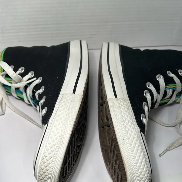Converse Chuck Taylor Multi colored, Multi tongue Hi Top Sneakers Woman 8 Men 6 - Image 12