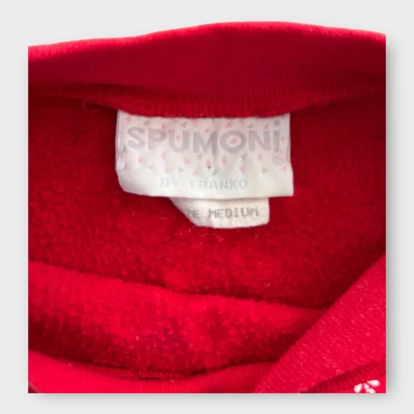 Vintage 90s Spumoni by Franko Christmas Skating Bears Sweatshirt Women's Medium - Image 4