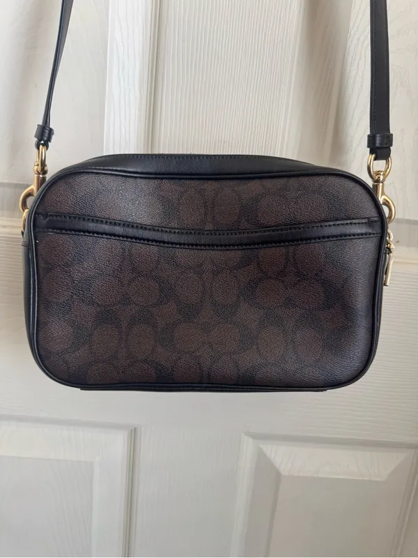 Coach Jes Brown Logo Crossbody Bag - Image 5
