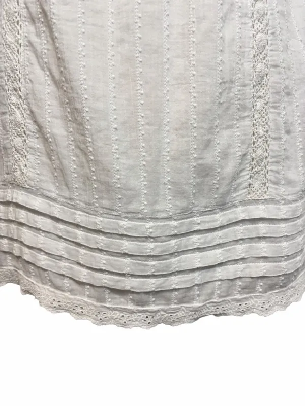 SHOW ME YOUR MUMU‎ Hartley Mini Dress Verona Lace White Off-the-Shoulder, Medium - Image 6