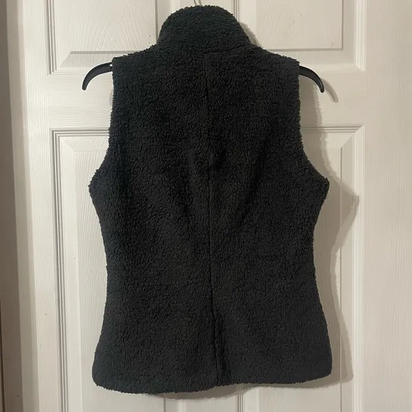 Patagonia Los Gatos Vest- Fleece Zip Up Dark Grey Charcoal Women’s Small - Image 5
