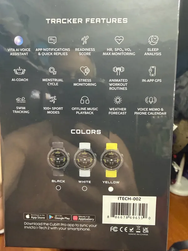 Invicta I-Tech 2 smart Watch - 46mm. Yellow (ITECH-002 - Image 3