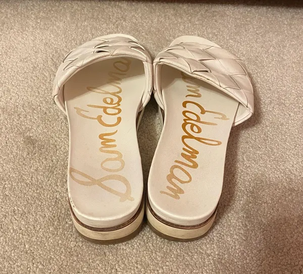 White Sam Edelman Sandals - Image 3