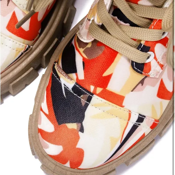 Nwt Cape Robbin Camo Lace‎ Up Combat Boots Sz 10 - Image 4