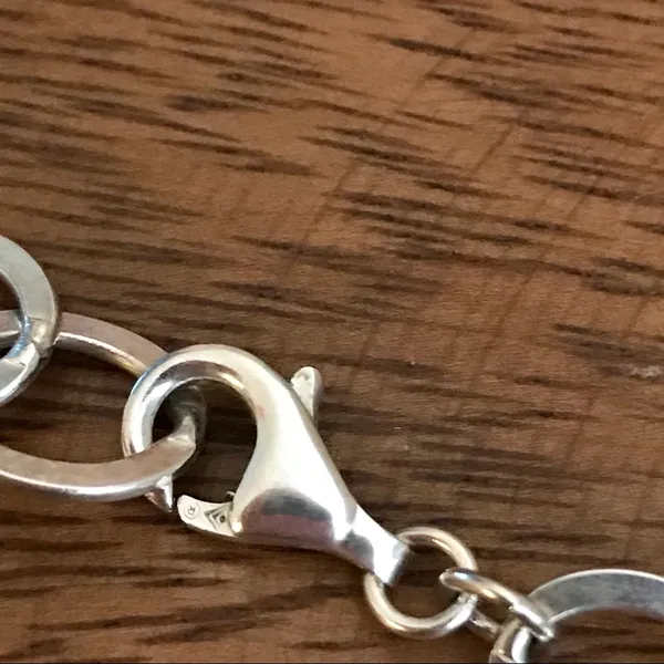 Silpada Hammered Disk Necklace Sterling Silver - Image 5
