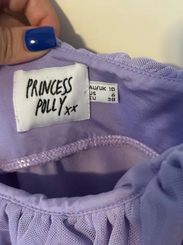 Princess Polly Dress Purple Mini - Image 3
