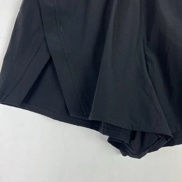 NWT HALARA Elastic Waistband Drawstring Side Split Shorts Black Size Small S NEW - Image 4