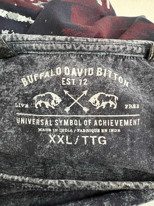 Buffalo David Bitton Charcoal Graphic Tee - Image 4