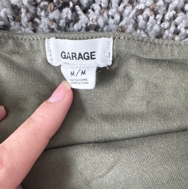 Garage Tube Top Green - Image 2