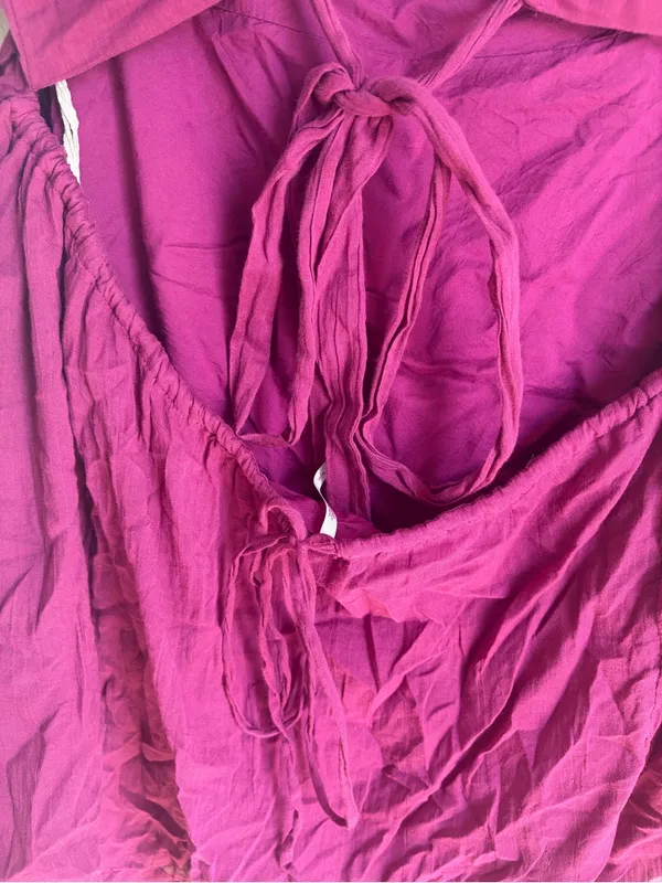 Free People Angele Mini Dress Magenta - Image 5