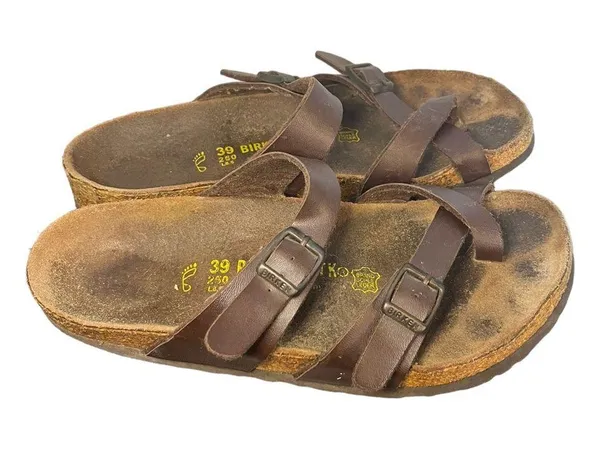 Birkenstock Mayari Brown Buckled Sz 8 Regular/EU 39 Sandals - Image 2