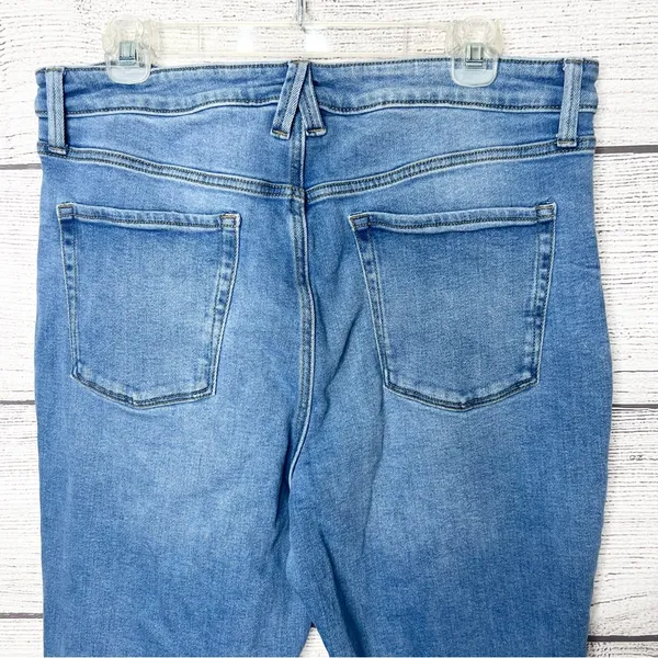 LC Lauren Conrad Classic Light Blue High Rise Flare Jeans Size 14 - Image 6