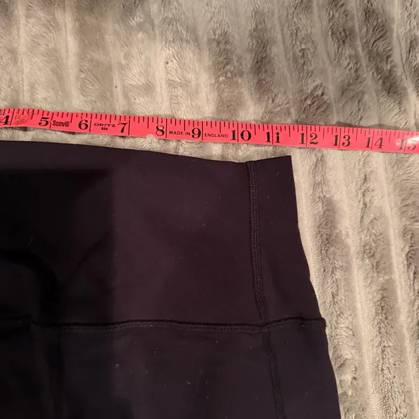 Alo Yoga Black Moto High Waisted Leggings Ribbed Mesh‎ Mixed Matte Shine S - Image 5
