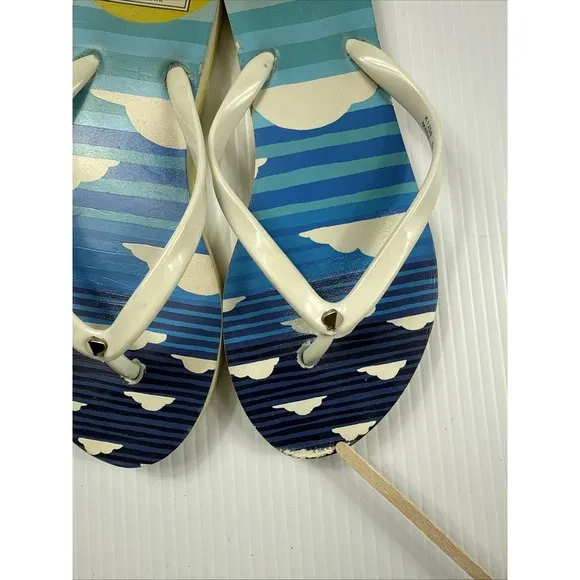 Kate Spade New York‎ feldon flip flop sandal in Aquatic Floral Size 8B - Image 3