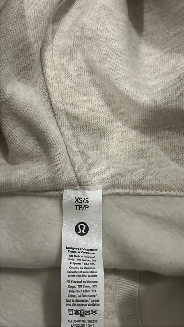Lululemon Scuba Oversized Half-Zip Hoodie M/L - Image 6