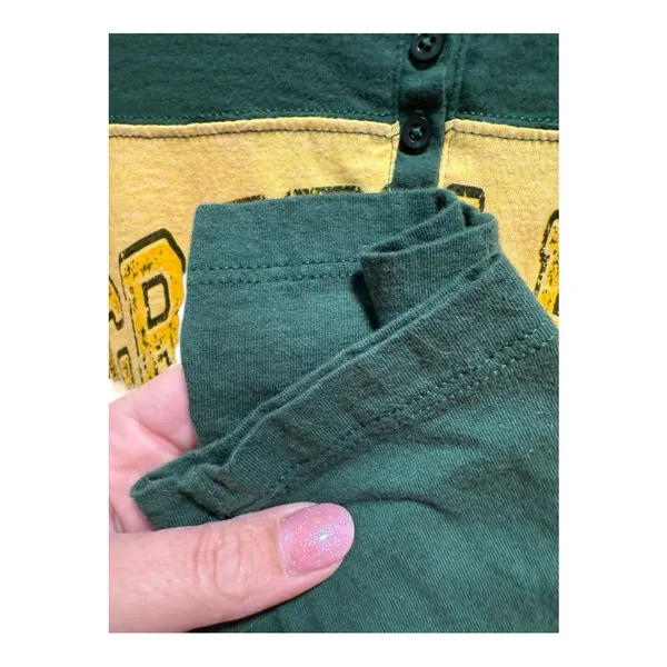 Women’s Green Bay Packers NFL Team Apparel Long Sleeve Henley – Size XL - Image 5