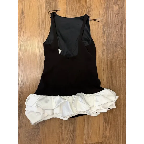 Zara‎ Romper Jumpsuit Dress Black White Bubble Hem Formal HOCO - Image 6