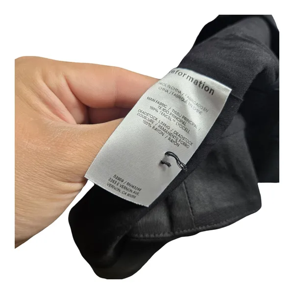 Reformation Oakley Black Vest Size: 4 - Image 5