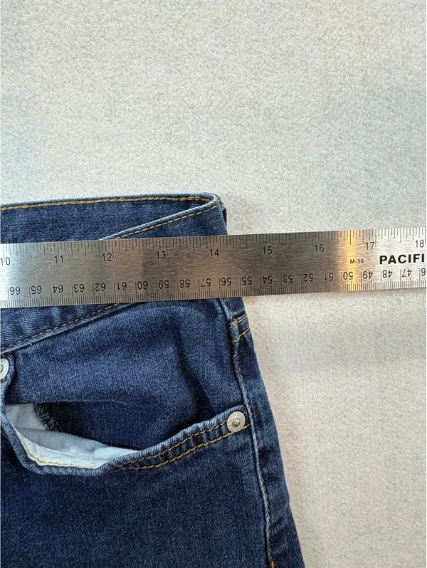 Levi’s 502 Regular Taper Women’s Jeans Size 16 Reg W28 L28 Blue Stretch Denim - Image 6