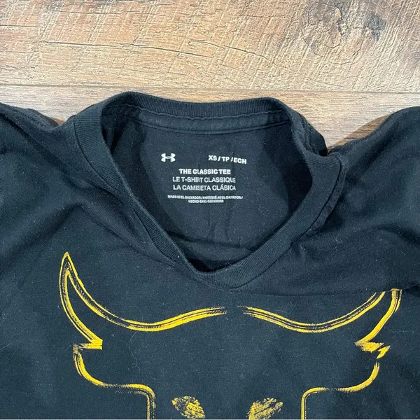 Under Armour The Rock Project GOAT Classic Tee Size XS - Image 4