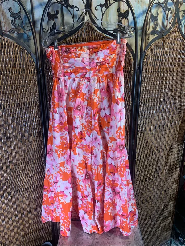Vici Floral Sleeveless Dress Size L - Image 5