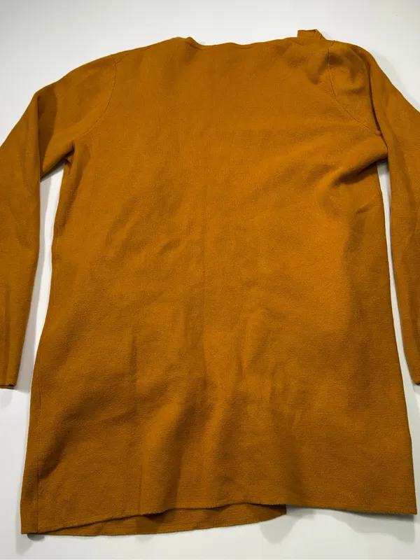 J. Crew 100% Cotton Pumpkin Open-Front Cardigan Coat - Image 9