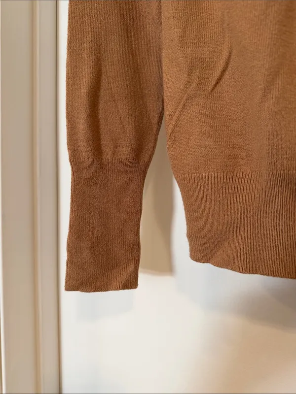 Ann Taylor Classic Women’s Turtleneck Sweater - Camel - Image 2