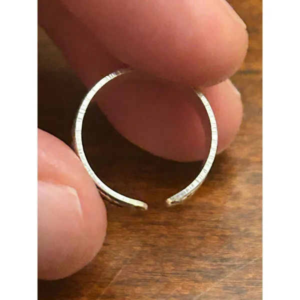 925 sterling silver ring band m31 1.08g size 2.25 - Image 3