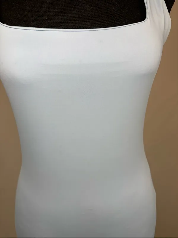 Bodycon Dress Blue Seamless Small - Image 8
