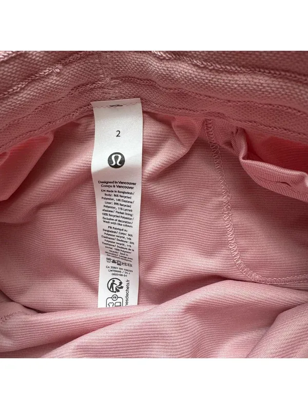 Lululemon Pace Rival Short High Rise 3” Pink Haze Size 2 NWT - Image 5