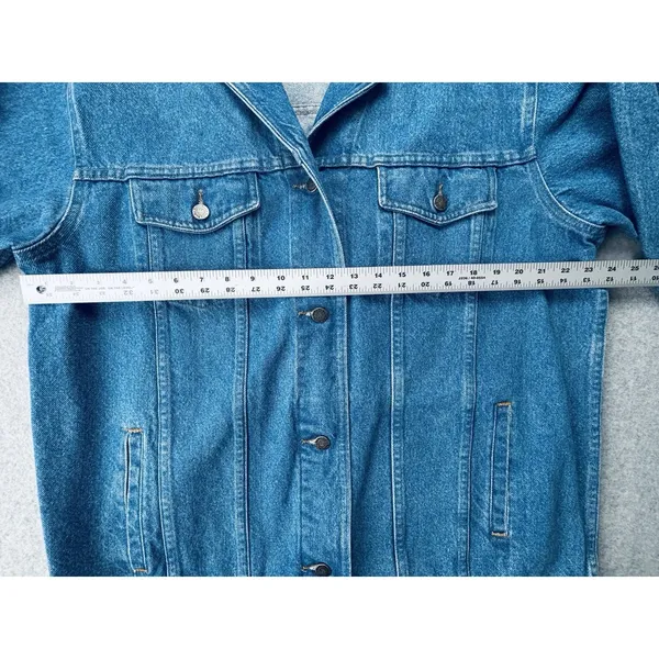 Vintage Delta Blues Jeans wear Denim Jacket Coat - Women's Size 1X‎ NWT 90s - Image 12